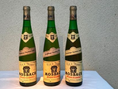 null Mosbach

Vendanges Tardives

Gewürztraminer

Alsace

1983