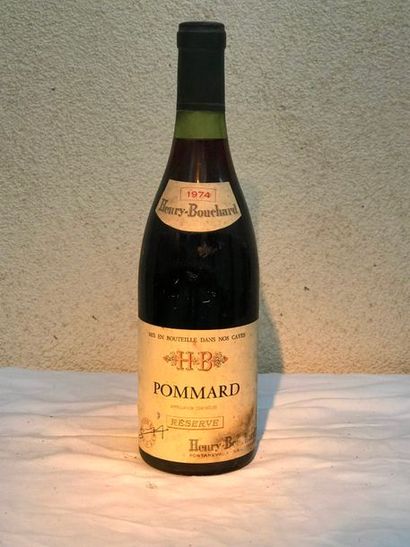 null Henry Bouchard

Reserve

Pinot noir

Bourgogne - Pommard

1974