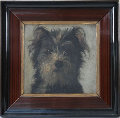 null Portrait de chien

Huile sur toile représentant la tête d'un petit chien

Epoque...