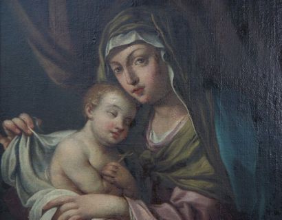 null "Madone à l'enfant" attr à Carlo Maratta (1625-1713)

Huile sur toile représentant...