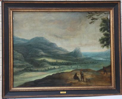 null Paysage attr à Joos De Momper (1564-1635)

Huile sur toile représentant un paysage...
