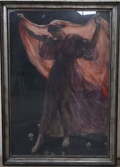 null Aquarelle "danseuse grecque" de Herman Richer (1866-1942)

Aquarelle représentant...