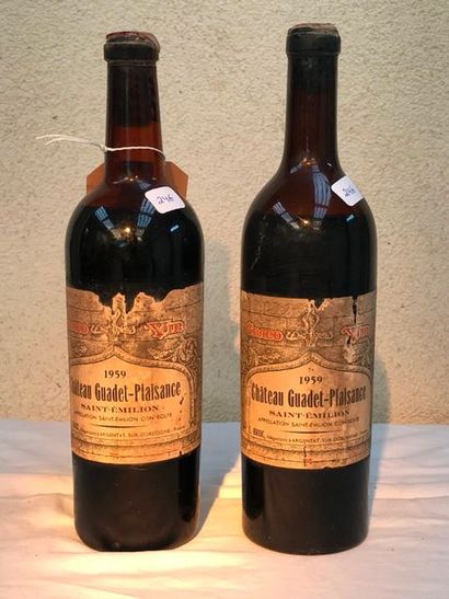 null Chateau Guadet Plaisance

Bordeaux - Saint-Emilion

1959