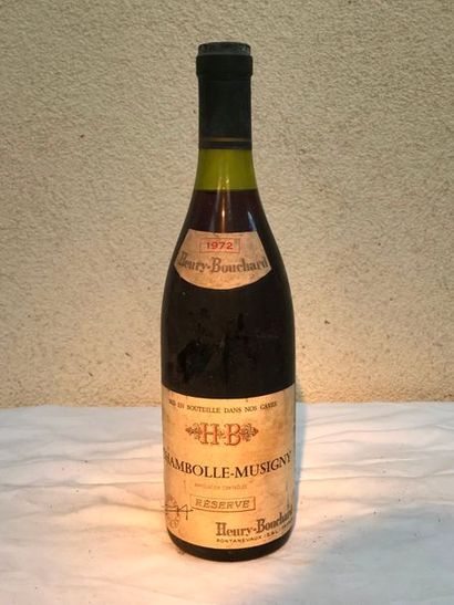 null Henry Bouchard

Reserve

Pinot noir

Bourgogne - Chambolle-Musigny

1972