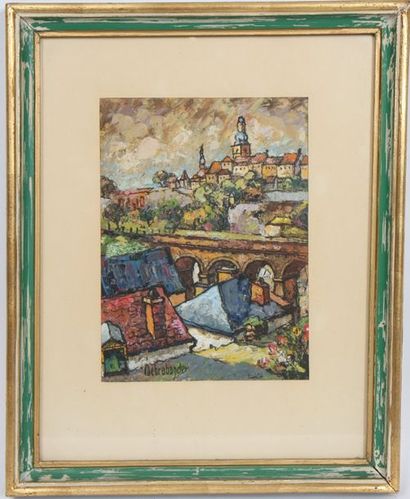 null Léon Debrabander (1896-?)

Huile sur carton représentant une vue du pont Adolphe...