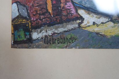 null Léon Debrabander (1896-?)

Huile sur carton représentant une vue du pont Adolphe...