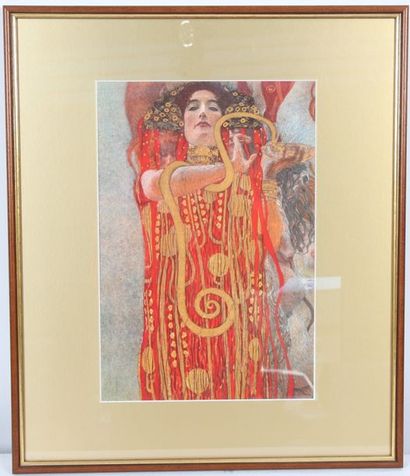 null Ensemble de 6 lithographies de Klimt (1862-1918)

Lithographie polychrome représentant...