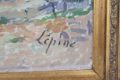 null Peinture de Stanislas Lépine (1835-1892)

Huile sur isorel marouflé sur panneau...
