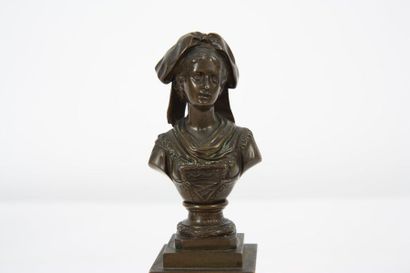 null Bronze Espérance 

Bronze représentant le buste d'une femme 

Epoque XXe 

Dimensions...