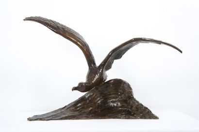 null Albatros de M. Fiot (1886-1953)

En bronze représentant un albatros volant au-dessus...