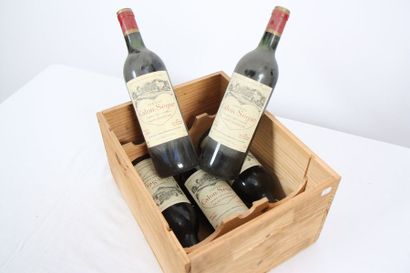 null Château Calon-Ségur
Grand cru classé
Saint-Estephe
6 bouteilles en caisse bois...