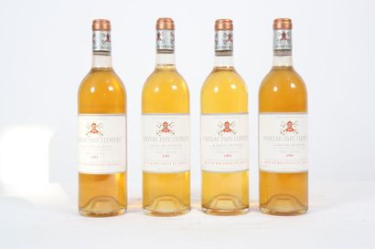 null Chateau Pape Clément (4 bouteilles)

Pessac-Leognan (Blanc)

Estimation et enchère...