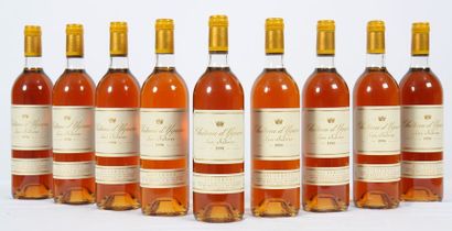 Château d'Yquem (9 bouteilles) Lur-Saluces...