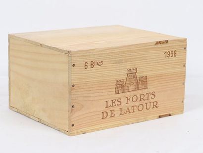 null Château Les Forts de Latour (x6)

Pauillac 

1998

Caisse bois d'orgine, fermée

0...
