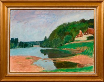 null Georges André KLEIN (1901-1992), Landscape, oil on canvas signed. 60 x 82 c...