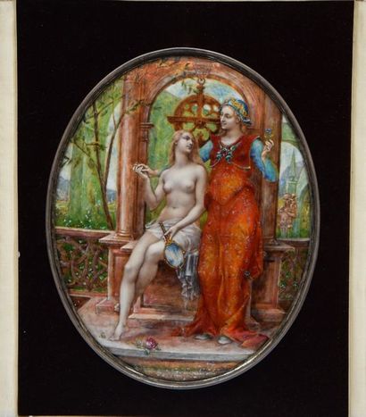 null Paul GRANDHOMME (1851-1944) and Etienne Marie Alfred GARNIER (1848-1908?), Allegories...