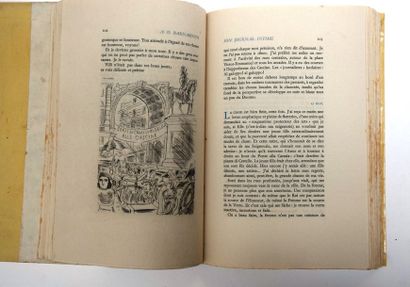 null Valéry LARBAUD, A. O. Barnabooth his diary, 1 vol. under cover with 32 etchings...