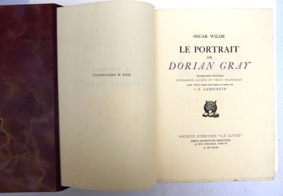 null Oscar WILDE, le Portrait de Dorian Gray, traduction Edmond Jaloux et Félix Frapereau,...
