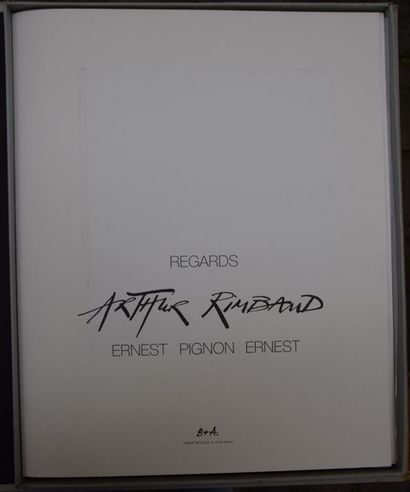 null Ernest PIGNON ERNEST (né en 1942), Arthur Rimbaud, Regards, 1986. Hubert Bouelle,...