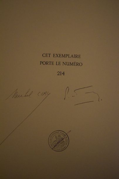 null CARREL (Alexis). LA PRIERE. Bièvres, de Tartas, 1978. In-folio en feuilles,...