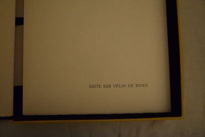 null TAUREAUX, lithographies de Jean Cocteau. Paris, Trinckvel, 1965. In-folio en...