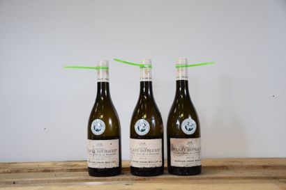 null 3 bouteilles PULIGNY-MONTRACHET "Clos de la Mouchère", Henri Boillot 2012 (elt)...