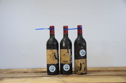 null 6 bouteilles Château BRANAIRE-DUCRU, 4° cru Saint-Julien 1986 (eta, 2 TLB) 