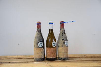 null Ensemble de 3 bouteilles : 1 bouteille CROZES-HERMITAGE Graillot 2009 (blanc)...