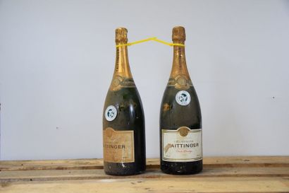 null 2 magnums CHAMPAGNE Taittinger 