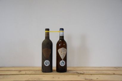 null 9 bouteilles BERGERAC "Extase", Ancienne Cure (2001 et 2002, blanc) 