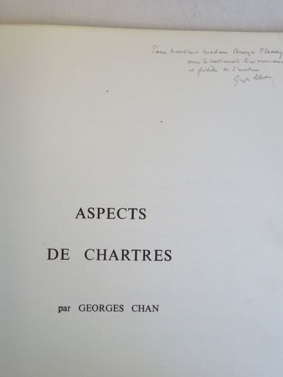 CHAN (Georges). Aspects de Chartres Chartres, À«l’Asne qui vielle», s.d. [1972]



in-4...