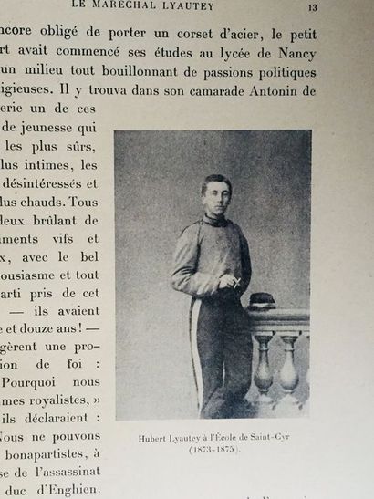 Bugnet, Lieutenant-Colonel Ch.. Le Maréchal Lyautey. Ouvrage illustré de documents...