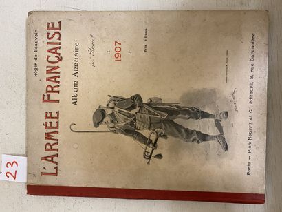 Beauvoir Roger de L' armée française, annuaire illustré (1907). Edité à Paris, chez...