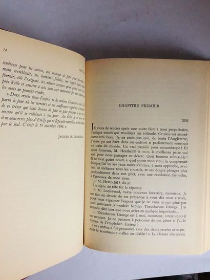 Bronté Emily / Préface et traduction de Jacques de Lacretelle Haute Plaine. Edité...