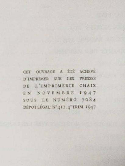 Béarn Pierre. Misères Paris: Arc-en-Ciel, 1947, édition orginale 



in8 (16 x 21...