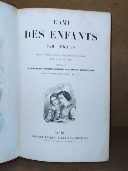 BERQUIN L' ami des enfants. Edité à Paris, chez Garnier Frères, sans date (circa...