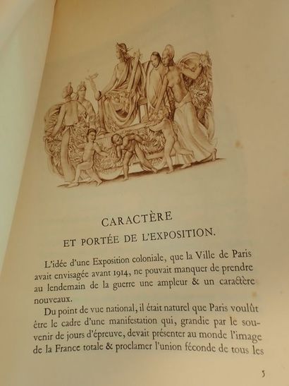 Collectif. Exposition coloniale internationale Paris, sans mention d'éditeur, 1931....