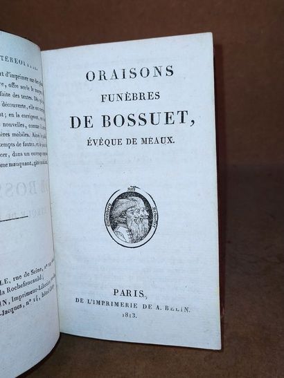 Bossuet. Oraisons funèbres de Bossuet, évêque de Meaux Edité à Paris, chez l' Imprimerie...
