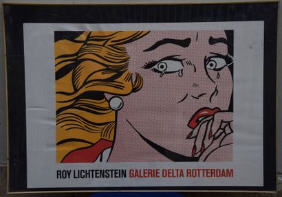 null D'après Roy LICHTENSTEIN, Affiche de la galerie Delta à Rotterdam. 61 x 88 ...