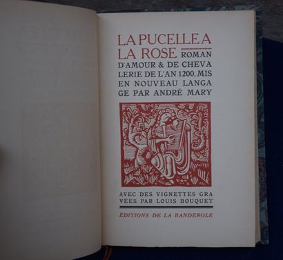 null André MARY, La pucelle à la Rose, A Paris, Editions de la Banderole, coll. Curiosités...