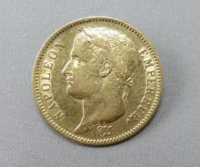null Pièce de 40Francs or Napoléon Empereur

 en or à 900°/00, tête laurée, 1811...