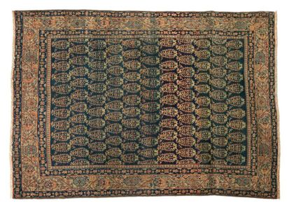 null Old TABRIZ with night-blue field decorated with boteh seeds (symbol of genesis...