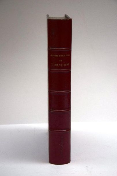 null Xavier de MAISTRE, Complete Works, 1 vol. half leather binding by Gayler-Hirou,...