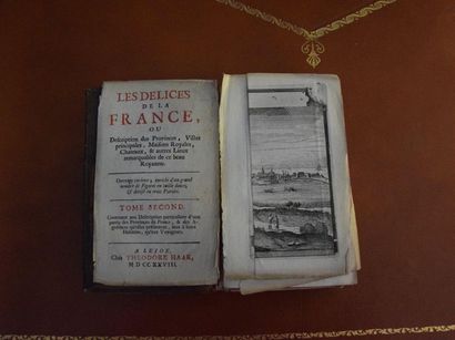 null Ley délices de la France, leide à Haak, 1728. Volume 2. In-8 comprising about...