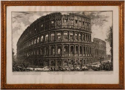 null Giovanni Battista PIRANESI (1720-1778) after. Set of eight etchings including...