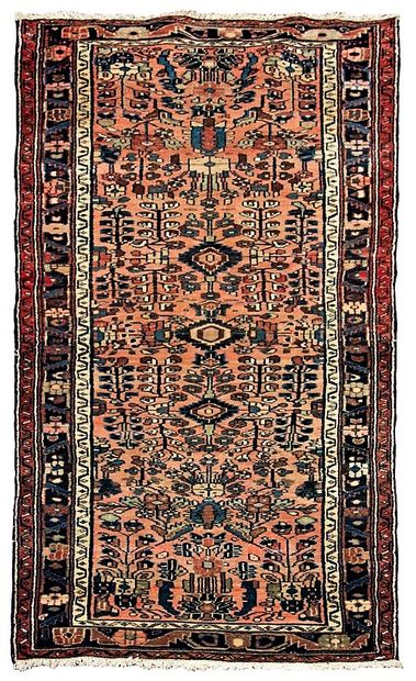 null TAPIS DE COULOIR Lilian (Perse) Ouest Iran, trame et chaine en coton, velours...