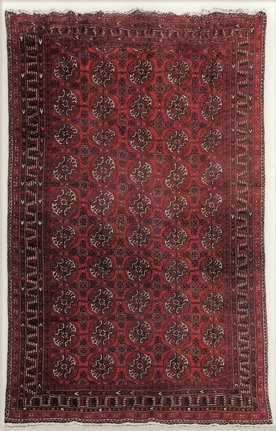 null TAPIS BELOUTCH (Perse) Est Iran, style Boukhara, trame et chaine en coton, velours...