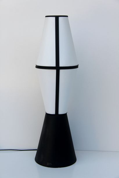 null Jean-Charles de Castelbajac (born in 1949). Table lamp " PETIT M " edition Brossier...