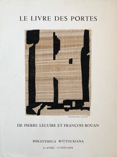 null D'après François ROUAN (né en 1943). Affiche sous plexiglas comprenant un pochoir...