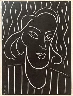 null Henri MATISSE (1869-1954), Teeny. Linocut on paper. Signed and dated lower left....